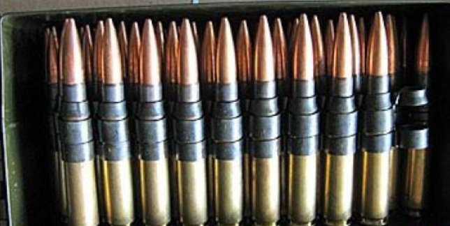 50 cal. M33 Ball ammunition